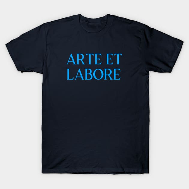 Arte et Labore Blue 2 T-Shirt by VRedBaller